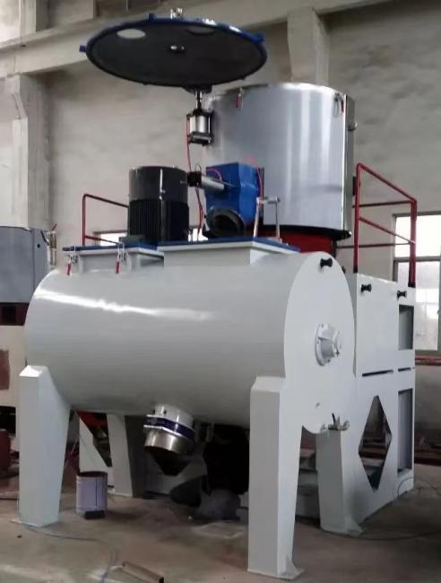 卧式混合机组